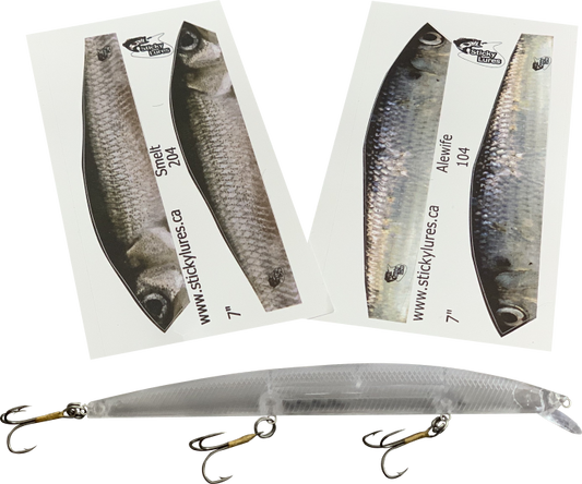 1.75 Oz Topwater Shuttlebug Lure making kits from Salty's Wood Lures